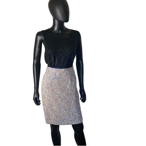 Tory burch tweed skirt size 8